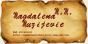 Magdalena Mužijević vizit kartica